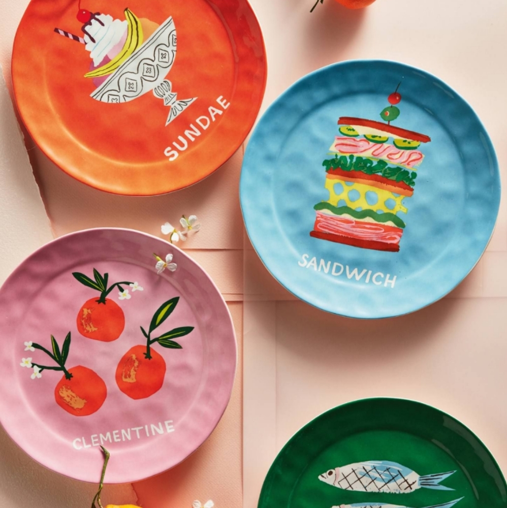Anthropologie Sandwich Plate